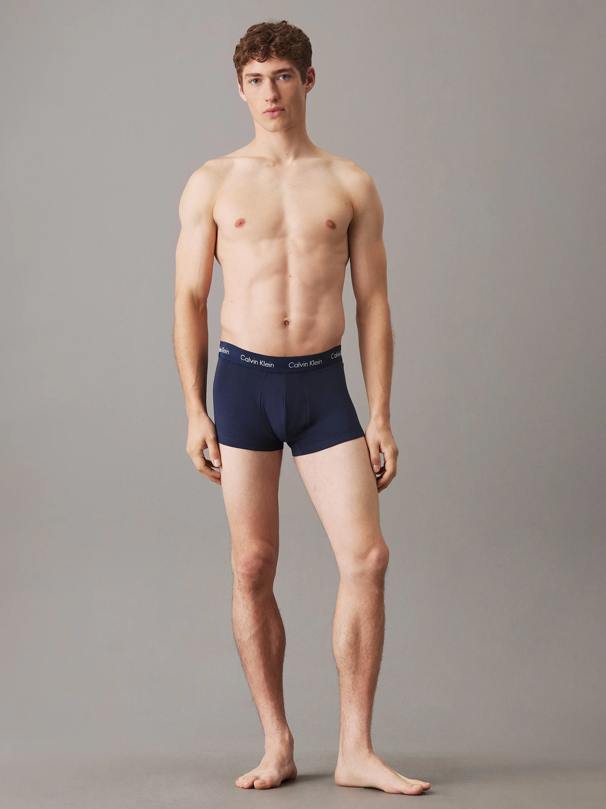 Men's Calvin Klein Underwear 3 Pack Low Rise - Black/Blue/Navy