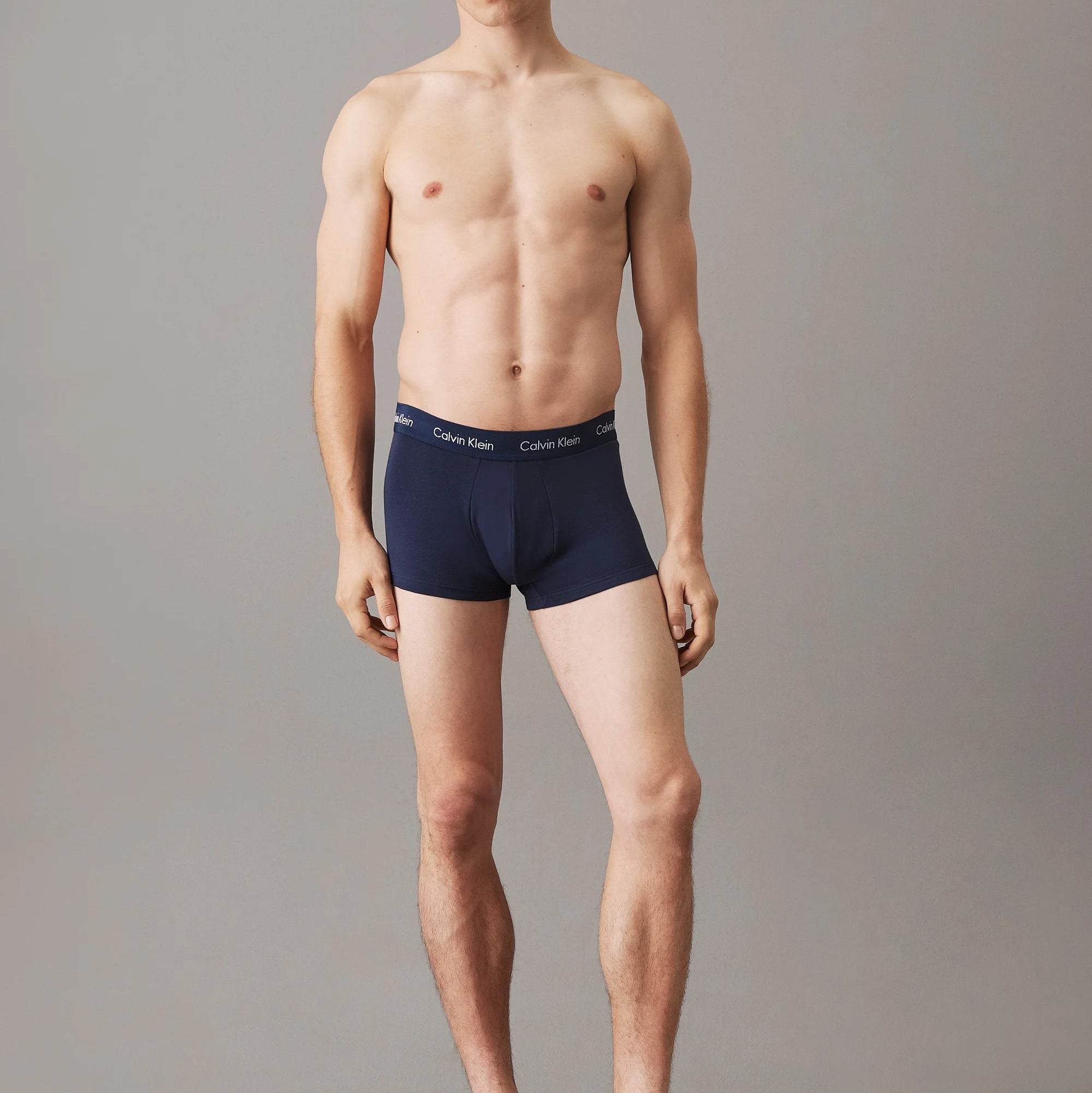 Men's Calvin Klein Underwear 3 Pack Low Rise - Black/Blue/Navy
