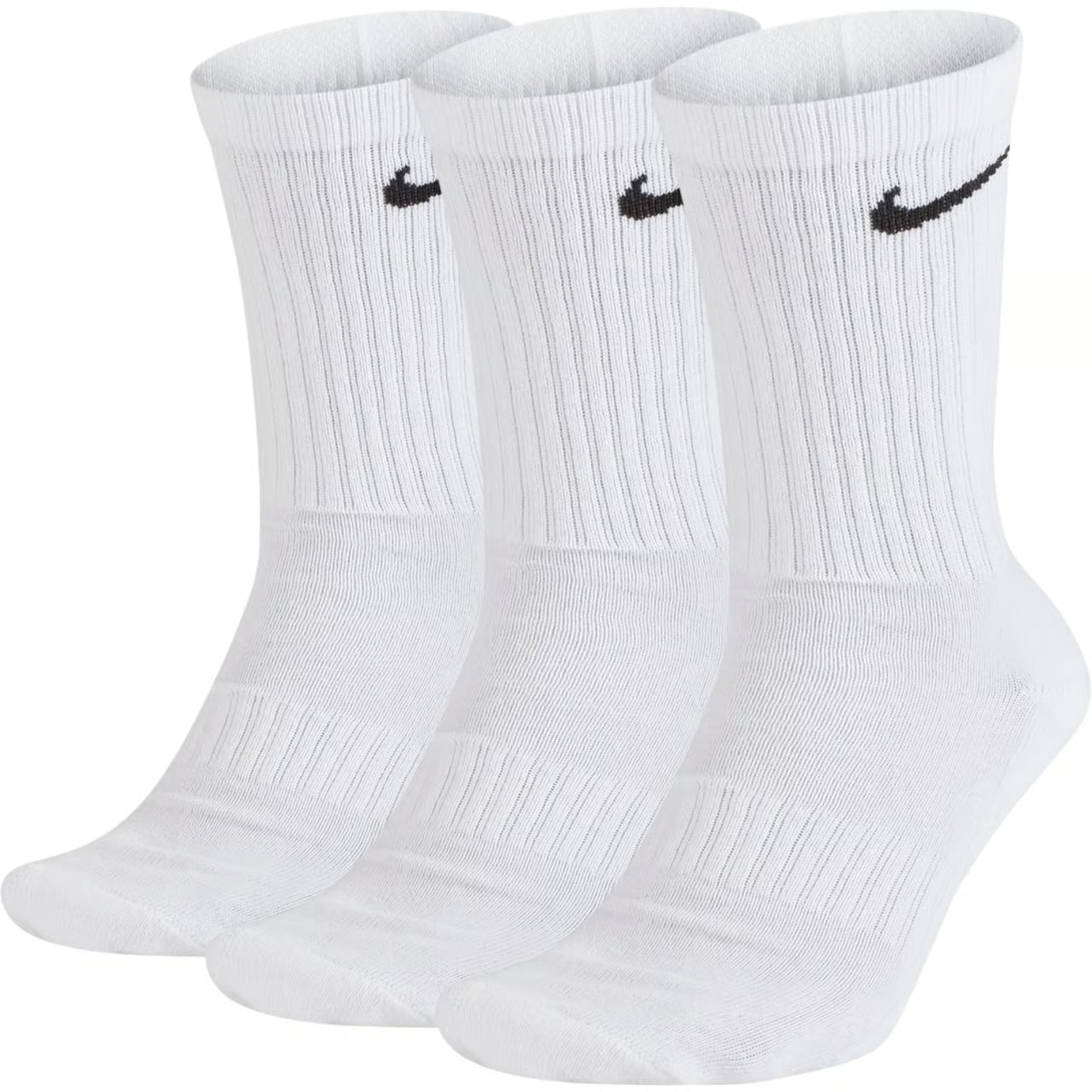 Nike Everyday Lightweight Training Crew Socks 3-Pack - White