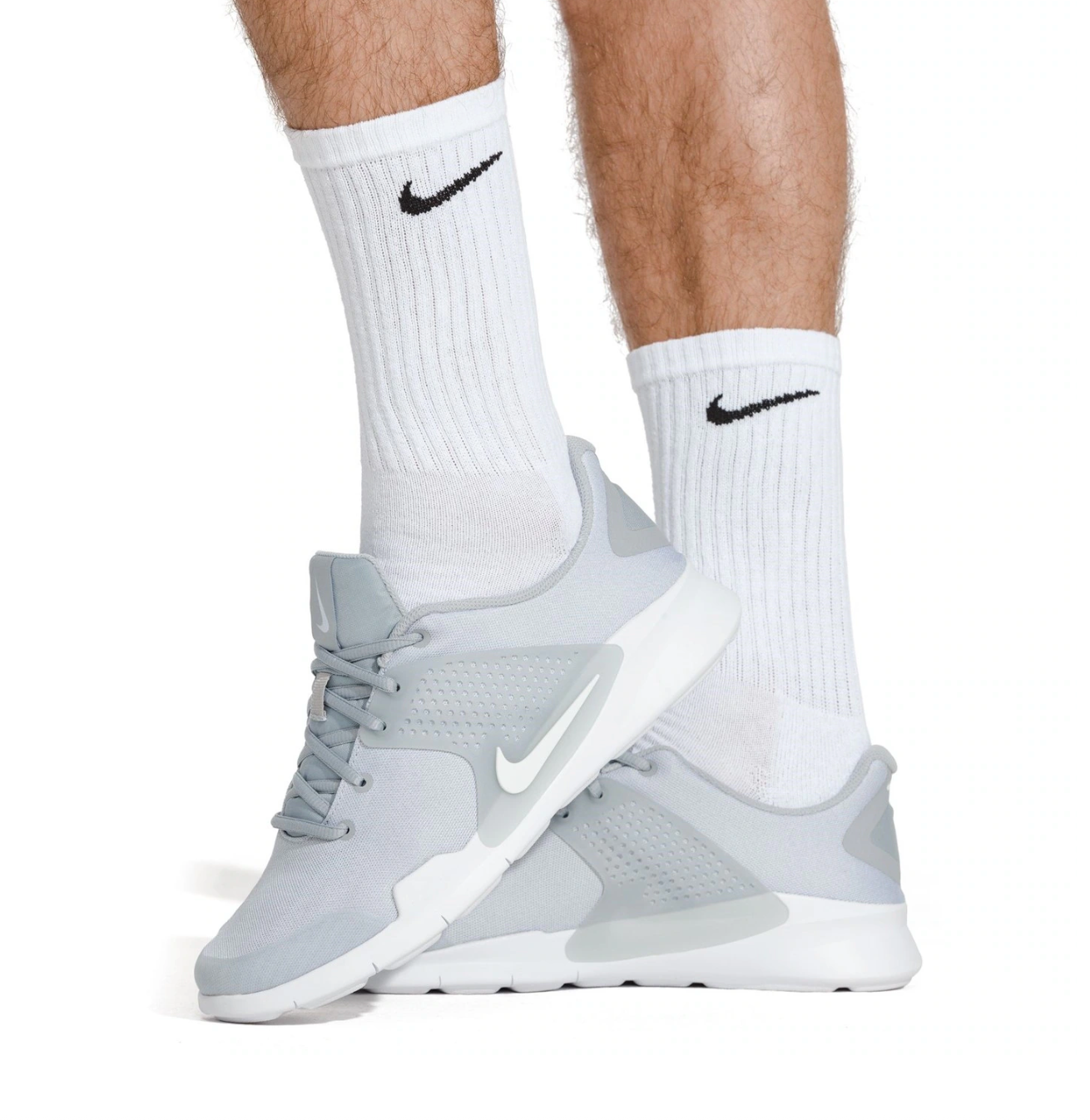 Nike Everyday Lightweight Training Crew Socks 3-Pack - White