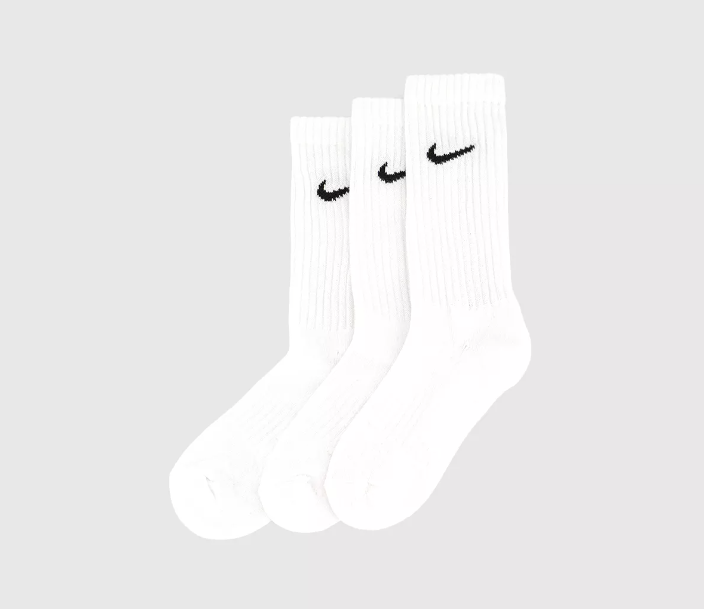 Nike Everyday Lightweight Training Crew Socks 3-Pack - White