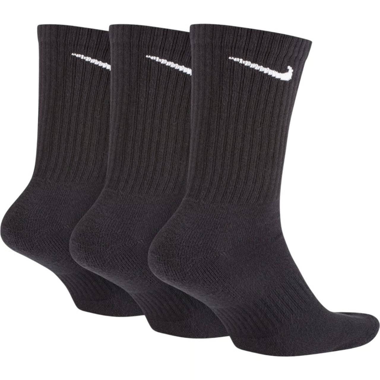 Nike Everyday Lightweight Training Crew Socks 3-Pack - Black