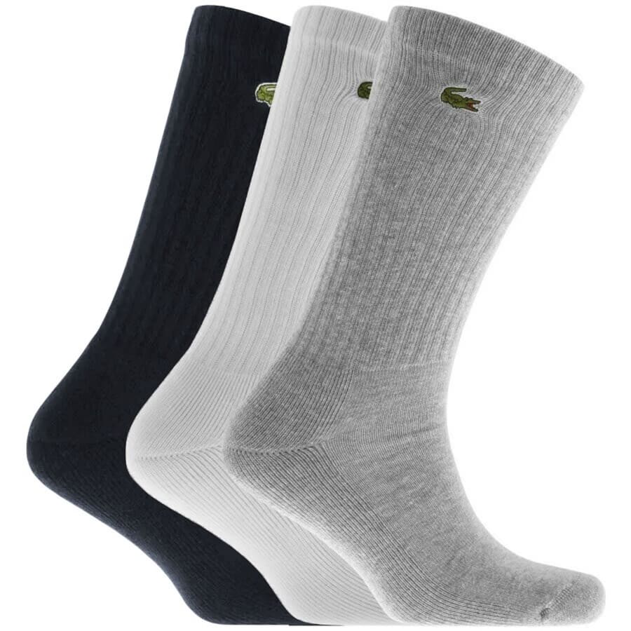 Lacoste Logo 3 Pack Socks