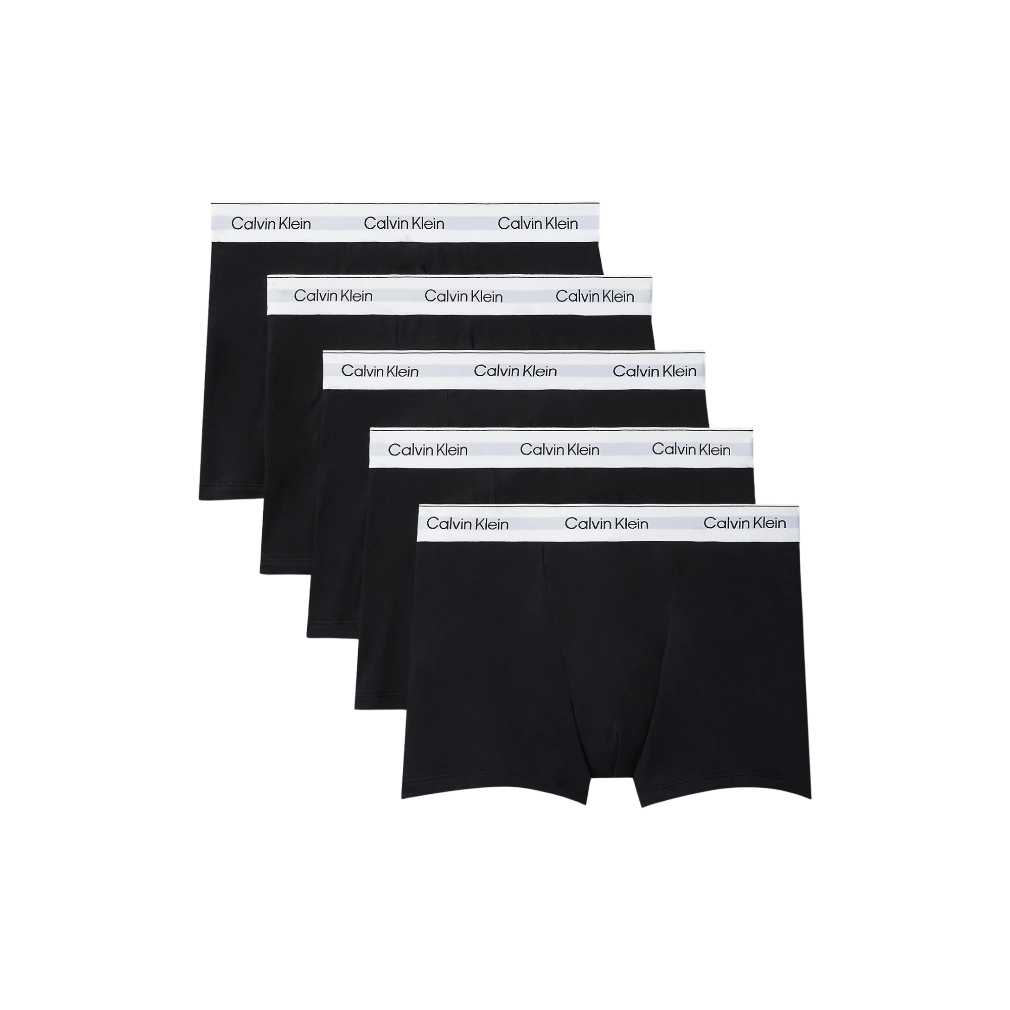 Calvin Klein - 5 Pack Trunks - Icon Cotton Stretch Black