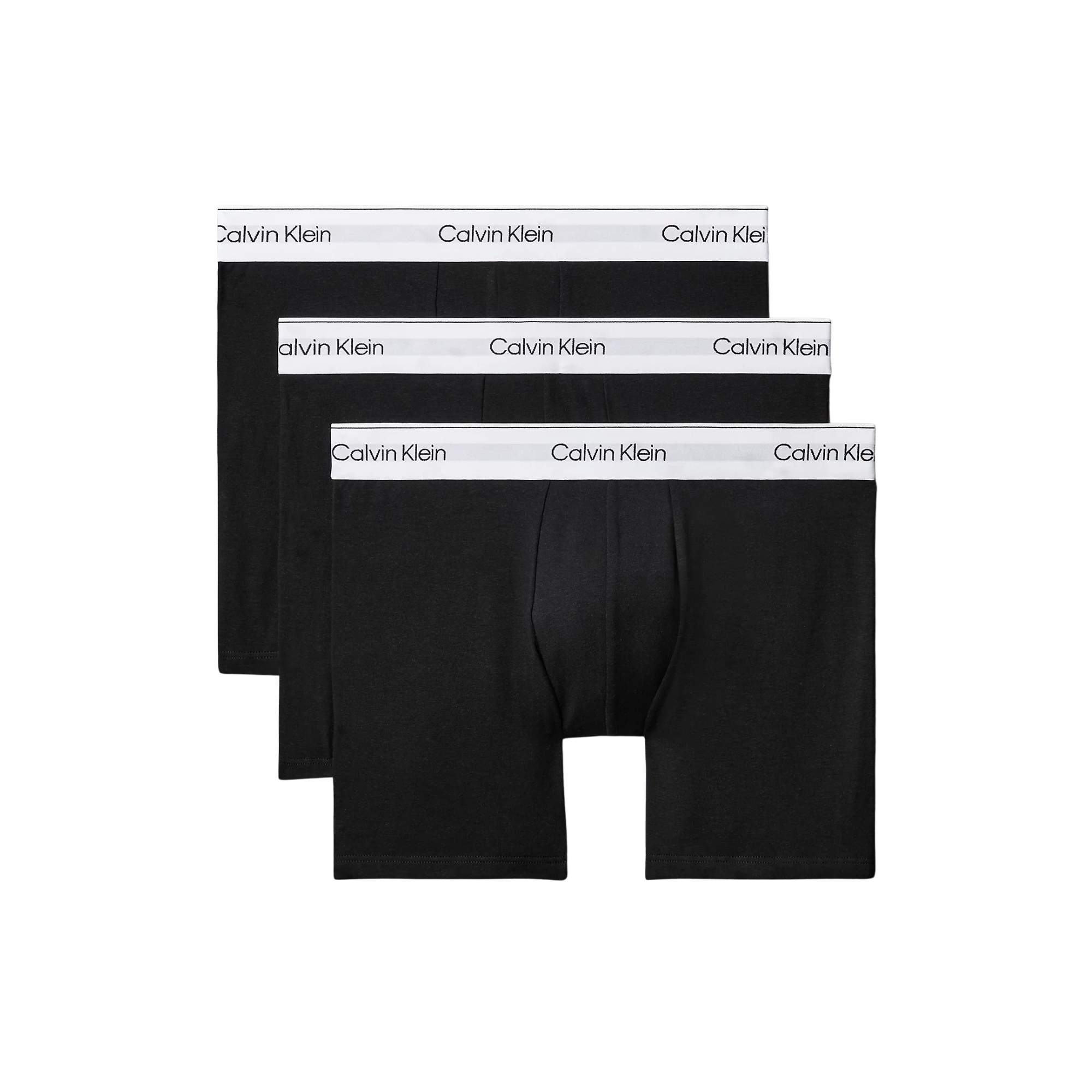 Calvin Klein - 3 Pack Boxer Briefs Icon Cotton Stretch - Black